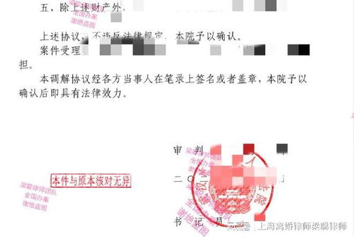 上海离婚律师梁聪律师团队原创 武汉离婚案,保住当事人的财产